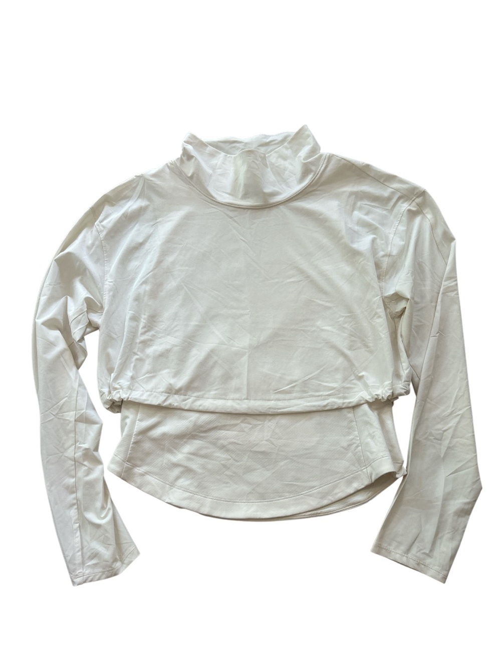 Women’s athleta M Layered Long-Sleeve Top athletic breathable material